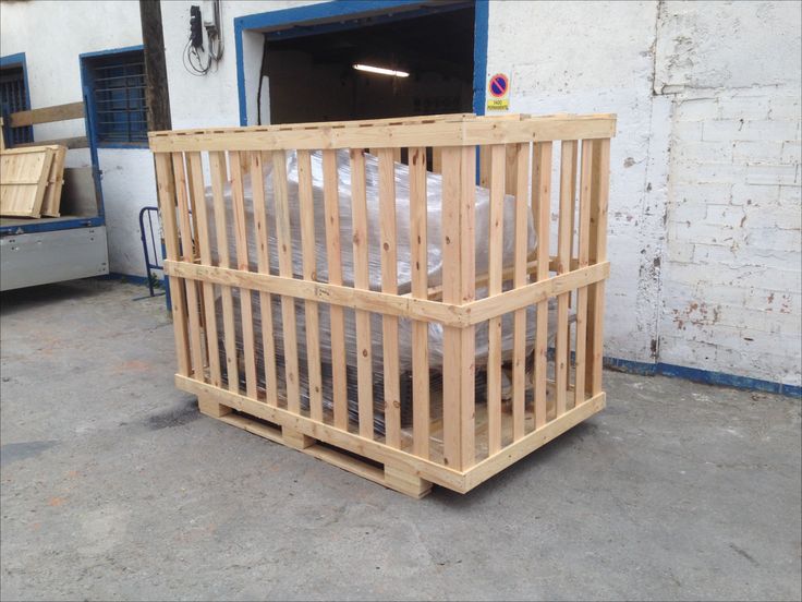 Industrial Wooden Crate