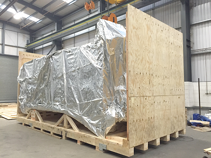 Wooden Box with Blue Cover